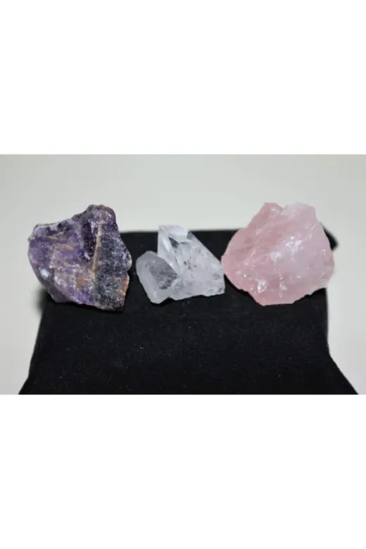 AquaStore AQUAS205 Ham Ametist - Pembe Kuvars - Kristal Kuvars Taşı Kütle