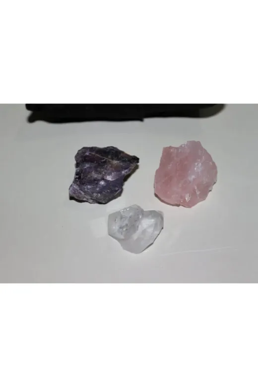 AquaStore AQUAS205 Ham Ametist - Pembe Kuvars - Kristal Kuvars Taşı Kütle