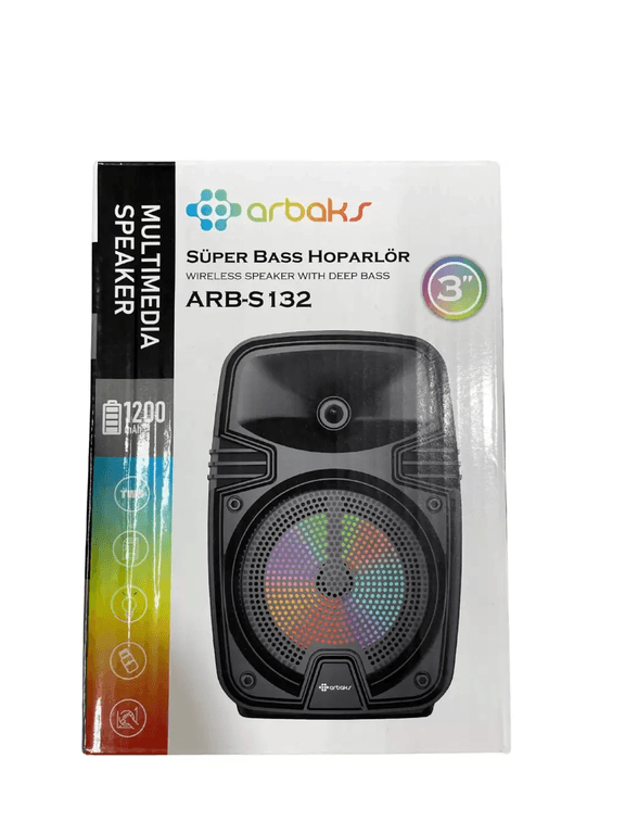 Arbaks 17 Cm Bluetooth Super Bass Höparlör  Arbs132