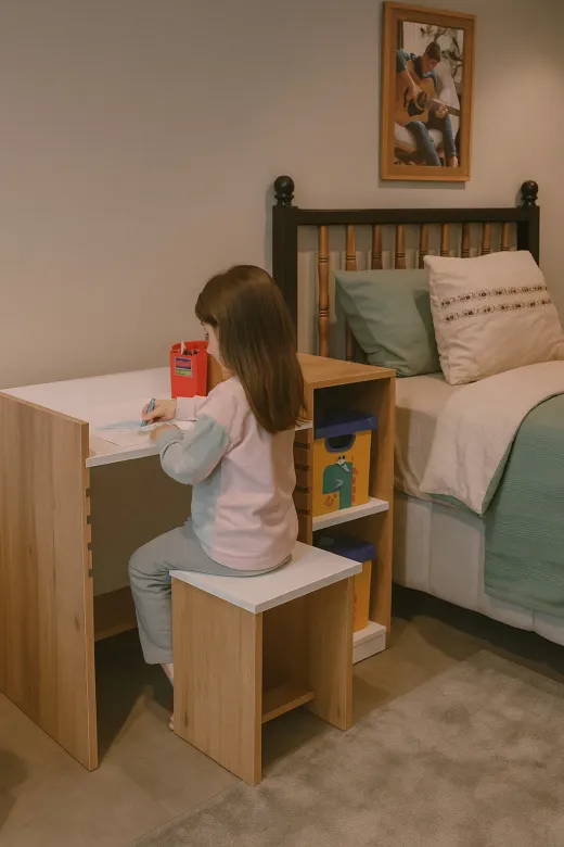 arionkids ARION-CM_304 Ayarlanabilir Çalışma Masası – %100 Mdf Kaliteyle Tasarlandı! 3 Yaştan 18 Yaşa Kadar Tek Masa !