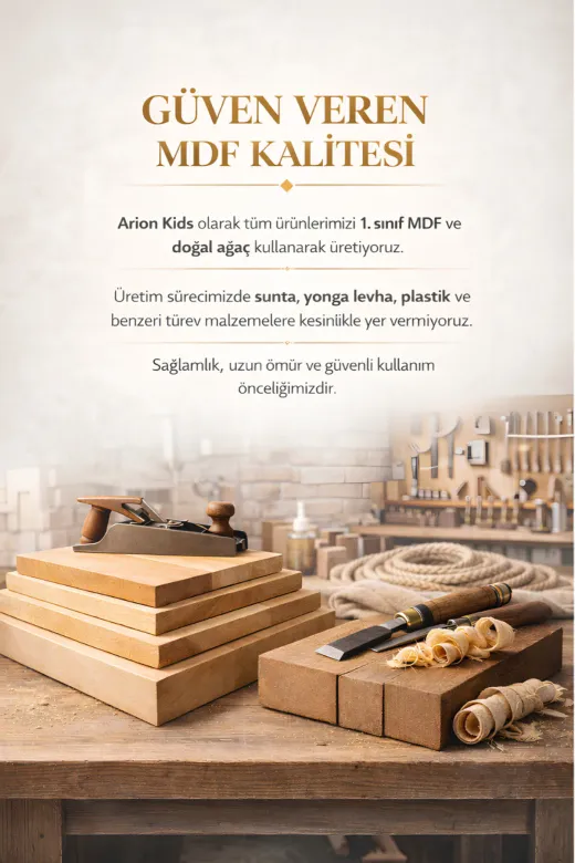 arionkids ARIONDLP38 Ege 3 Kapaklı Çekmeceli Genç Odası Dolabı| %100 Mdf Kalitesi | Rehau Kapaklı | Ağaç Ayaklı