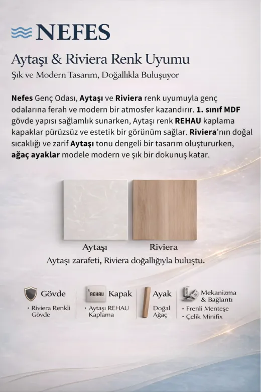 arionkids ARIONKIDSBSLK01 Nefes Başlık 100X200 | Mdf | Şık Ve Dayanıklı Tasarım
