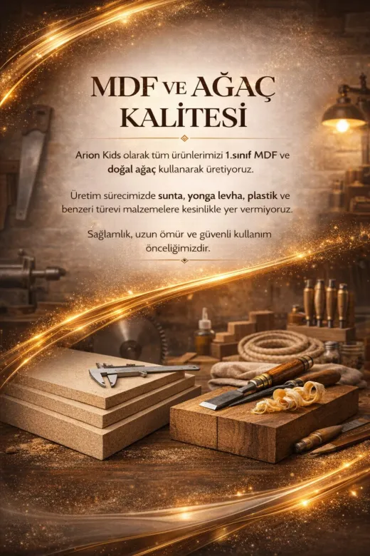 arionkids GLNS4KPKLDLAP Gülsün Mdf 4 Kapaklı Dolap | Üst Düzey Kalite Ve Şıklık