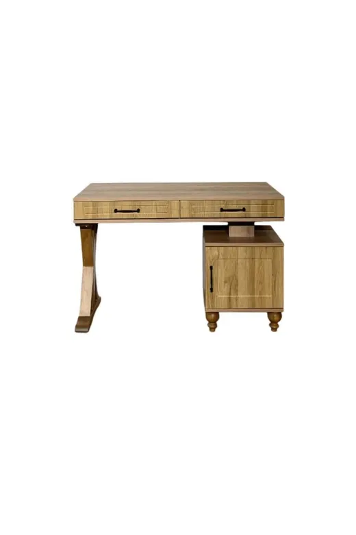 arionkids QKPVVHRSCV Alin Wood Çalışma Masası | %100 Mdf | Ağaç Ayaklar | Rehau Kaplama Çekmece Ve Kapak Yüzeyler