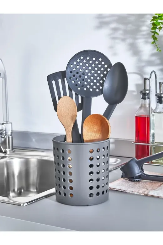 ARMESE ME-245 Tezgah Üstü Kaşıklık Servis Standı Dik Kaşıklık Düzenleyici 13X12