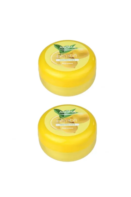 Aroma 538 Koruyucu Yüz Kremi Yaglı Ciltler – Lemon 2 X 75 Ml