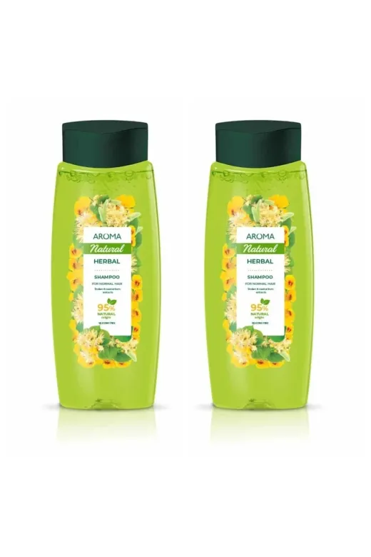 AROMA NATURAL 312 Normal Saçlar Için Herbal Şampuan 2 X 400 Ml