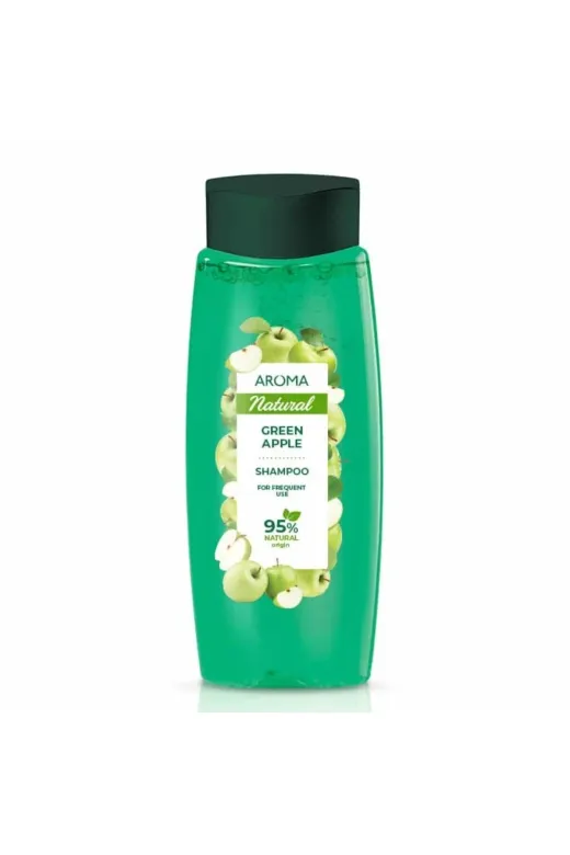 AROMA NATURAL 35418 Şampuan Green Apple % 95 Bitkisel 400 Ml