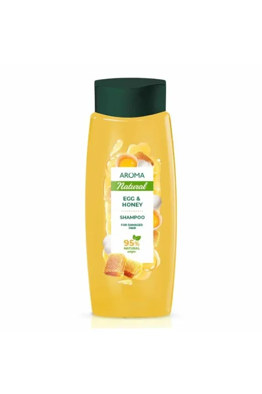 AROMA NATURAL 61147 Onarıcı Şampuan Yumurta Ve Bal 400 Ml