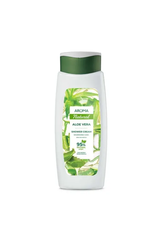 AROMA NATURAL 664510 Aloe Vera % 95 Bitkisel Duş Jeli 400 Ml