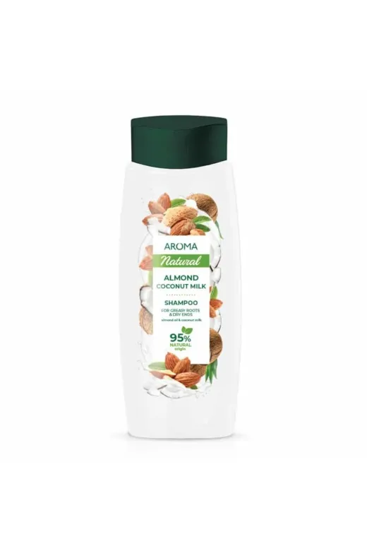 AROMA NATURAL 8459 Şampuan Almond Coconut Milk 400 Ml