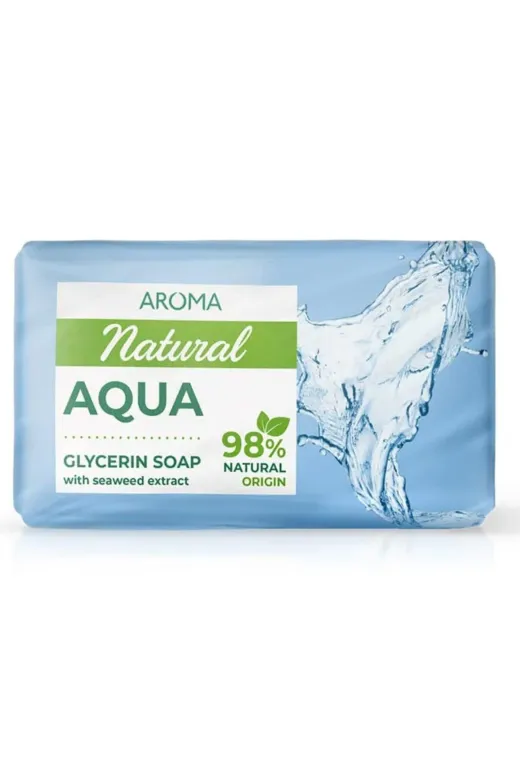 AROMA NATURAL 967845 Aqua % 98 Bitkisel Yüz Yikam Sabunu 100 Gr