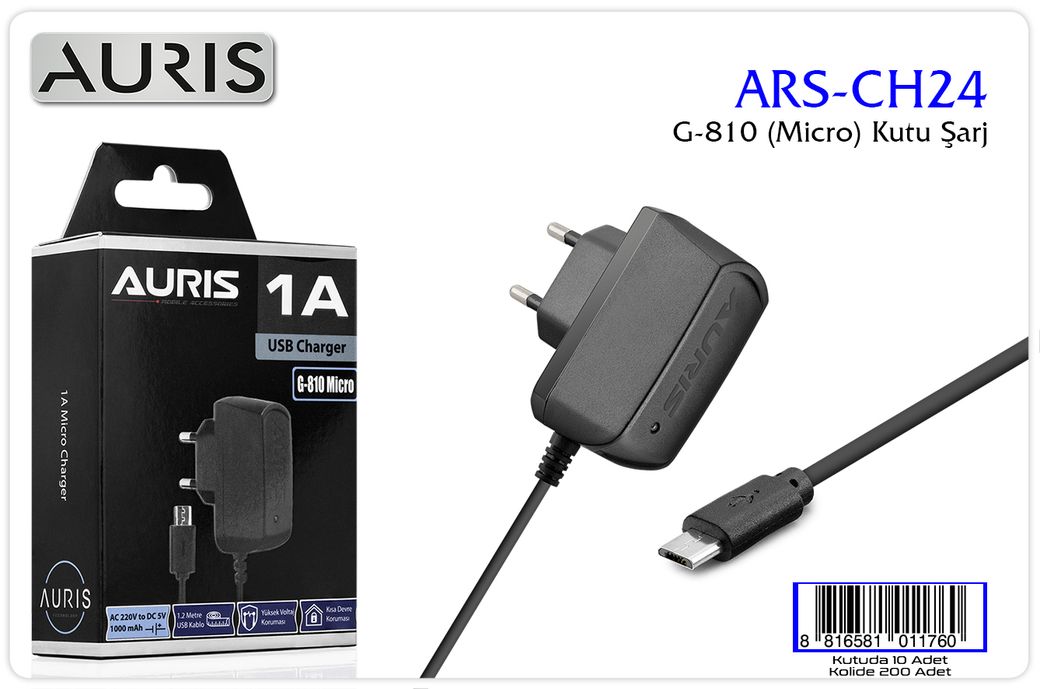 Ars-Ch24 Mikro Kutu Şarj