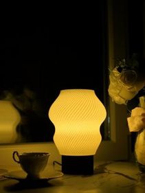 ART 57855210124071880184975 Designobee Madame - Modern Masa Ve Gece Lambası Ambiyans Lambası, Dekoratif Led Abajur, E14 Duy .
