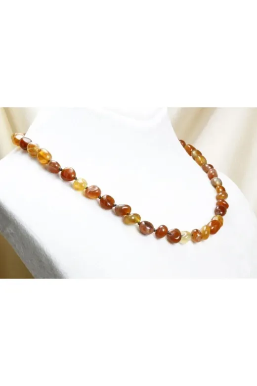 ART LİFE DOĞALTAŞ Natural Stones arlıfedoğaltaş700416 Akik Taşı Kolye / Işlenmemiş Doğal Taş Kolye