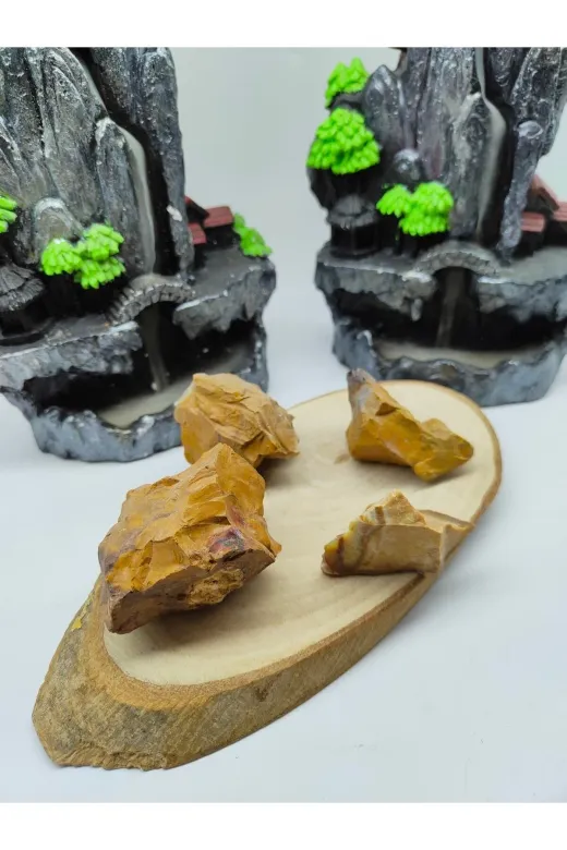 ART LİFE DOĞALTAŞ Natural Stones ART LİFE DOĞALTAŞ Natural Stones 300343 Kırmızı Jasper Doğal Taş Tımbıl (1 Adet) (Sertifikali)