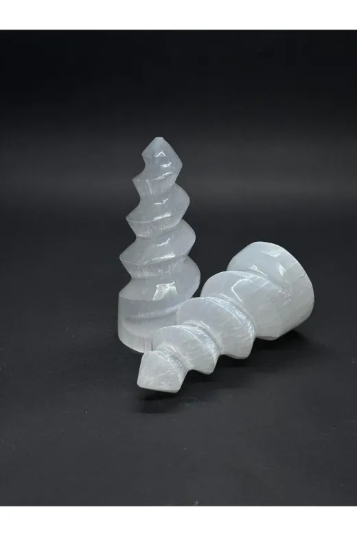 ART LİFE DOĞALTAŞ Natural Stones ART LİFE DOĞALTAŞ Natural Stones 300162 Selenit Burgulu Kule 10Cm