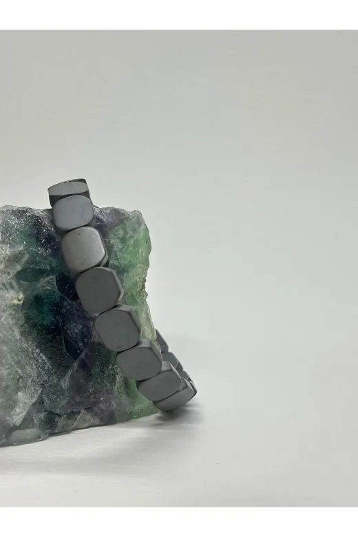 ART LİFE DOĞALTAŞ Natural Stones ART LİFE DOĞALTAŞ Natural Stones 300193 Erkek Bileklik Şungit Doğaltaş