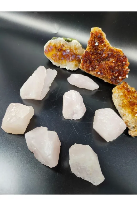 ART LİFE DOĞALTAŞ Natural Stones ART LİFE DOĞALTAŞ Natural Stones 300375 Pembe Kuvars Ham Doğal Taş (Sertifikalı)