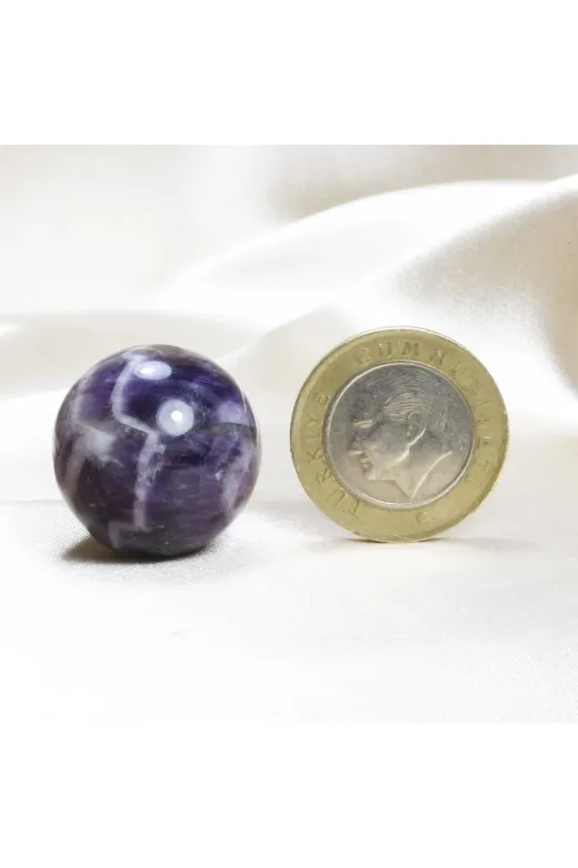 ART LİFE DOĞALTAŞ Natural Stones ART LİFE DOĞALTAŞ Natural Stones 300283 Ametist Taşı Mini Küre 21 Gr