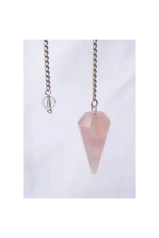 ART LİFE DOĞALTAŞ Natural Stones artlıfe200262 Pembe Kuvars Doğal Taş Pandül | Sarkaç