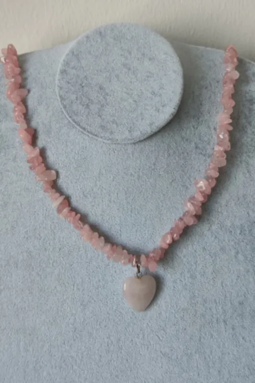 ART LİFE DOĞALTAŞ Natural Stones artlıfe900518 Sertifikalı Labradorit Kırıktaş Doğaltaş Kalp Kolye