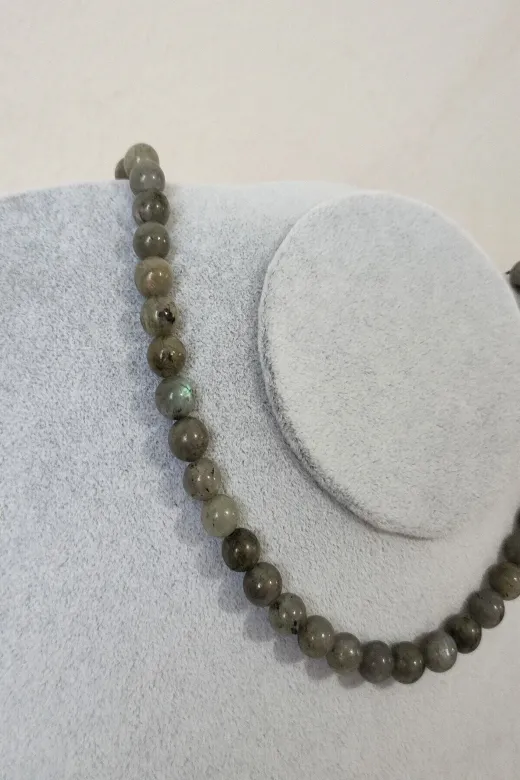 ART LİFE DOĞALTAŞ Natural Stones artlıfe900536 Sertifikalı 6 Mm Güneş Taşı Doğaltaş Kolye