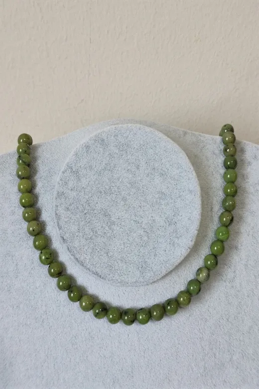 ART LİFE DOĞALTAŞ Natural Stones artlıfe900544 Sertifikalı 8 Mm Lepidolit Doğaltaş Kolye