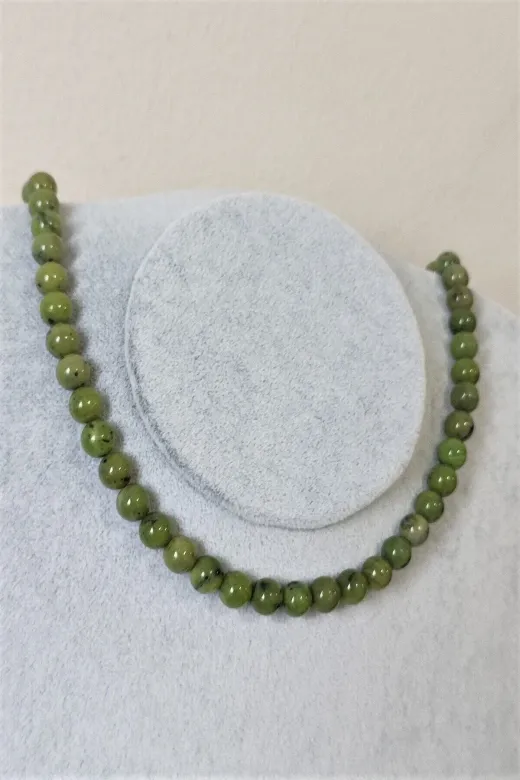 ART LİFE DOĞALTAŞ Natural Stones artlıfe900544 Sertifikalı 8 Mm Lepidolit Doğaltaş Kolye