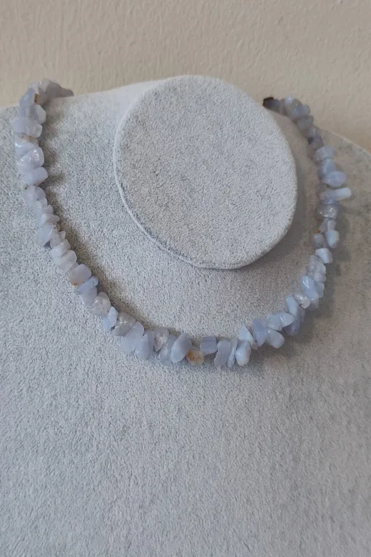 ART LİFE DOĞALTAŞ Natural Stones artlıfe900589 Sertifikalı Ham Sitrin Doğaltaş Kolye Zincir