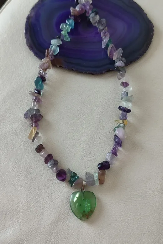 ART LİFE DOĞALTAŞ Natural Stones artlıfe900606 Sertifikalı Turkuaz Firuze Kırıktaş Doğaltaş Kolye