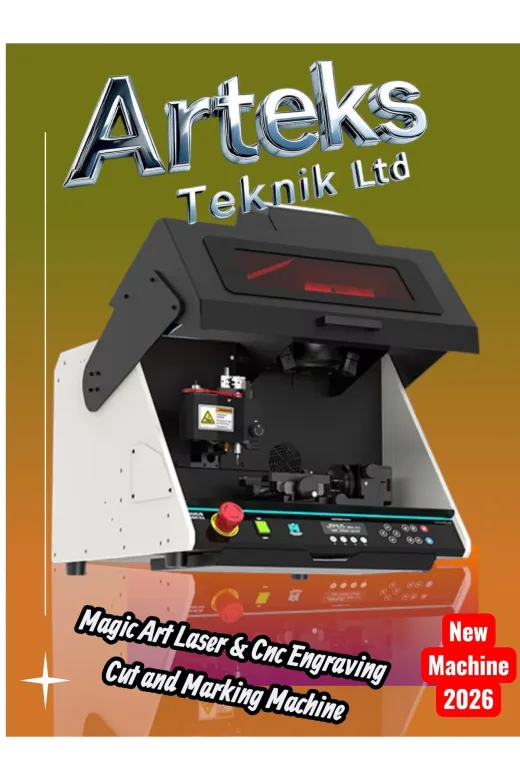 Arteks Teknik kanma Magic Janus Laser Ve Cnc Engraving Makine