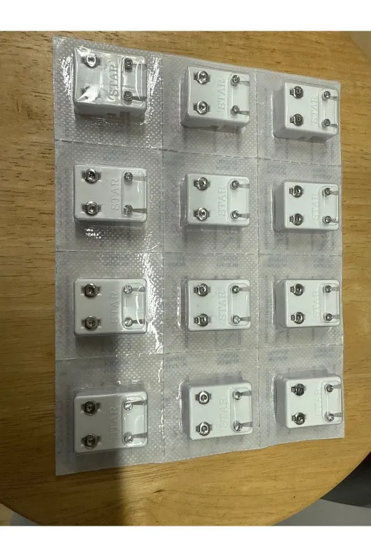 Arteks Teknik kuldelbe Kulak Delme Küpe Beyaz Metal Üzeri Beyaz Taş
