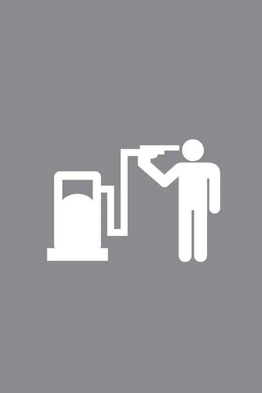 Aruz AruzStickerS912 Spatula Araç Sticker Bakıyorum Ama Keyfime Beyaz