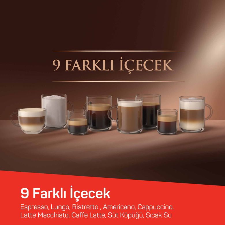 Arzum 21739- Okka Ok0042 Okka Barista Pro Otomatik Espresso Makinesi, Bakır