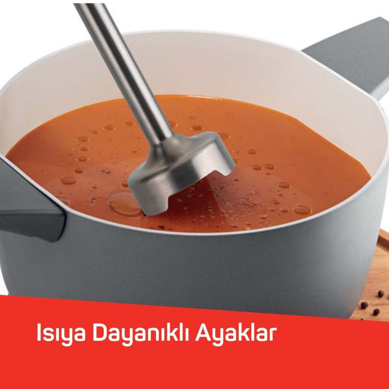 Arzum AR1108- Ar1108 Smarty Neo 900W El Blender Seti, Çırpıcı,doğrayıcı Aparatlı, Paslanmaz Çelik Bıçaklı, Siyah