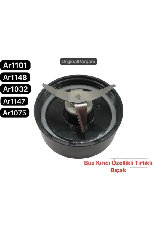 Arzum TırtıklıBuzkırıcıBıçak Shake’N Take Buz Kırıcılı Tırtıklı Bıçak Orginalparçam