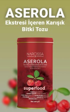 Aserola Ekstresi İçeren Bitki Tozu 200 Gr
