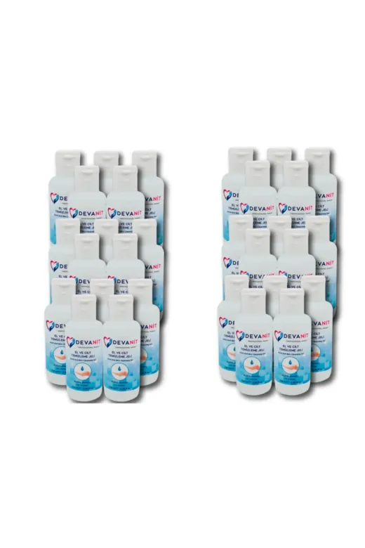 aşk-ı sermest DZNFKTN58 30 Adet, 100 Ml Jel, Devanit Dezenfektan - El Temizleme Jeli