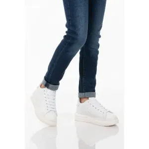 Aspor Beyaz Bağcıklı Unisex Sneaker