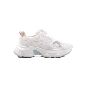 Aspor Beyaz Mavi Fileli Kadın Spor Ayakkabı Sneaker