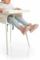 Aspor Pembe Simli İçi Kürklü Fermuarlı Kız Bebek Düz Bot