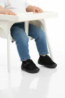 Aspor Siyah Süet Cırtlı Erkek Bebek Panduf