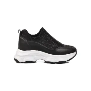 Aspor Siyah Taşlı Kadın Sneaker