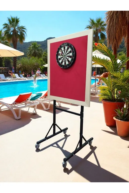 assa spor AKT-038 Villa Tipi Ayaklı Dart Standı Dart Malzemesi Profesyonel
