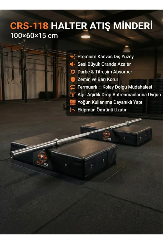 assa spor crs-118-Y Halter Atış Minder Seti Fitness Ekipmanı Profesyonel