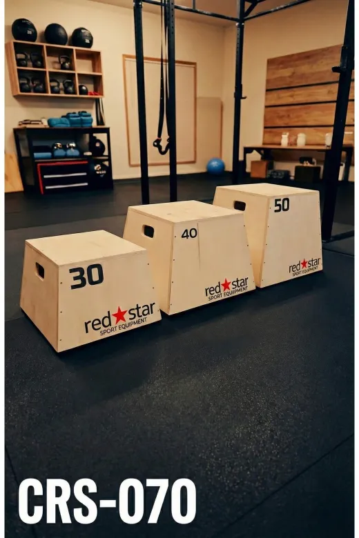 assa spor TYCB13B14DEFFACD882AB0200 Ahşap Pliometrik Zıplama Kutusu (Plyo Box) 3’Lü Set – 30/40/50 Cm