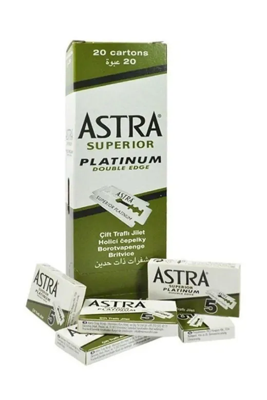 ASTRA JİLET YEŞİL 1 KUTU İÇİNDE 20 KÜÇÜK PAKET VE HER PAKETTE 5 JİLET VAR -  TOPLAM 100 JİLET (4745)