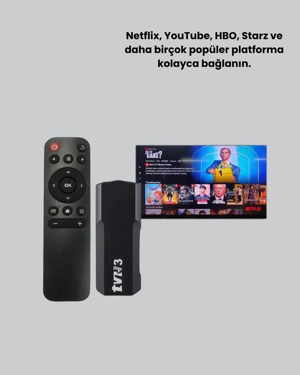 ASTRALTECH 100435607 Android Tv Stick Wifi Ve Bluetooth Bağlantılı