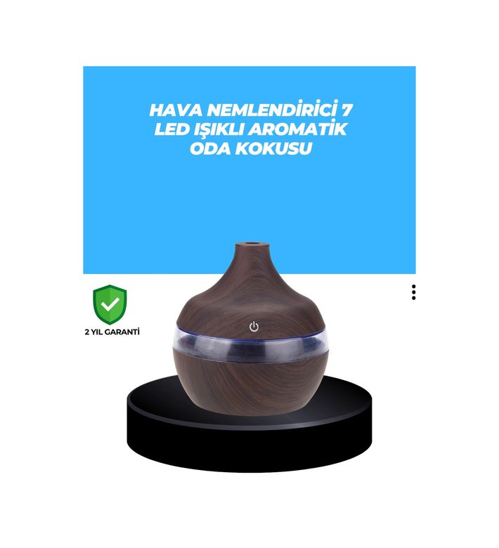 ASTRALTECH 116041463 7 Renk Dinlendirici Led Işıklı Aroma Buhar Makinesi Diğer